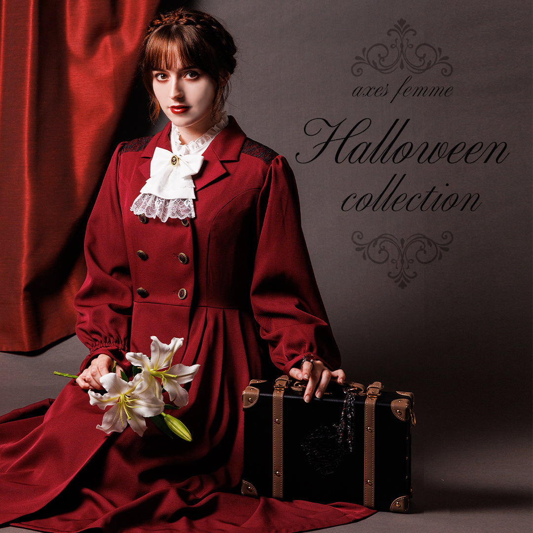 axes femme red dress axes femme Halloween Look Book – axes femme from JAPAN