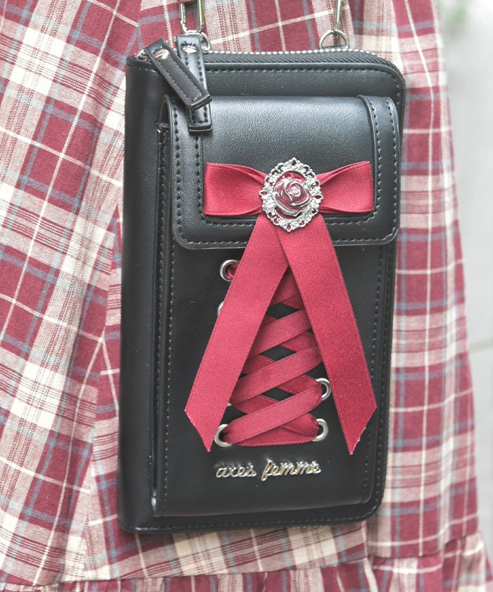 Lace-Up Shoulder Bag – axes femme from JAPAN