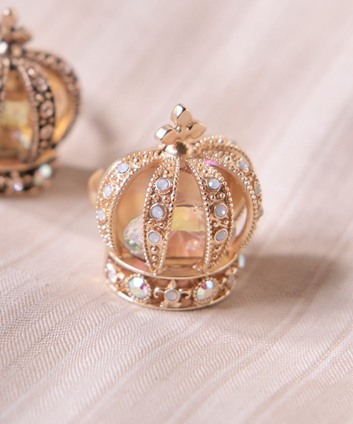 Royal Crown Ring – axes femme from JAPAN