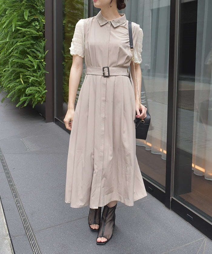 Waist Tuck Gilet Dress – axes femme from JAPAN 