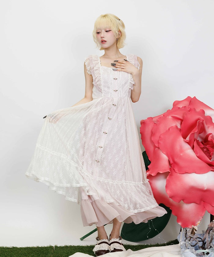 patchwork lace dress – axes femme from JAPAN Style SKU: F-DRS-LTT-SHRT-LS Women Criss Cross Halter inspired print with lace SIZE:M( Bust 84-86 Waist 68-70 Hips 98 )
