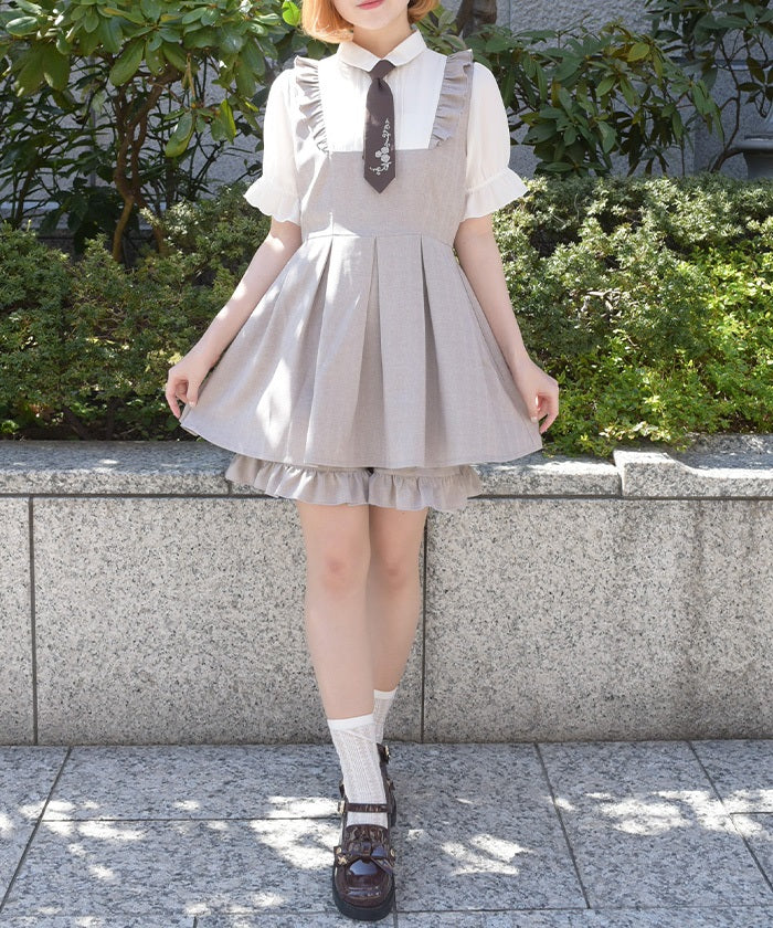 Matching Set with Necktie – axes femme from JAPAN