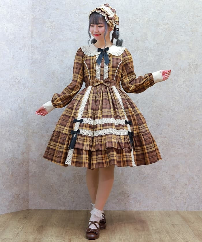 Tartan Plaid Dress (Made to Order) – axes femme from JAPAN
