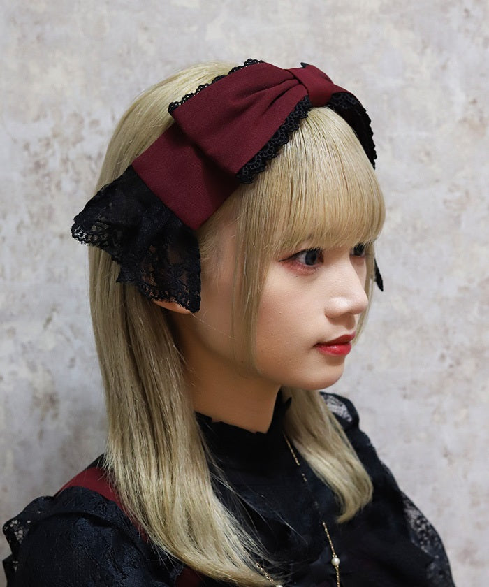 あこ‼️5点チュールリボンヘアバンド＊カーキ あこ‼️5点チュールリボンヘアバンド＊カーキ あこ‼️5点