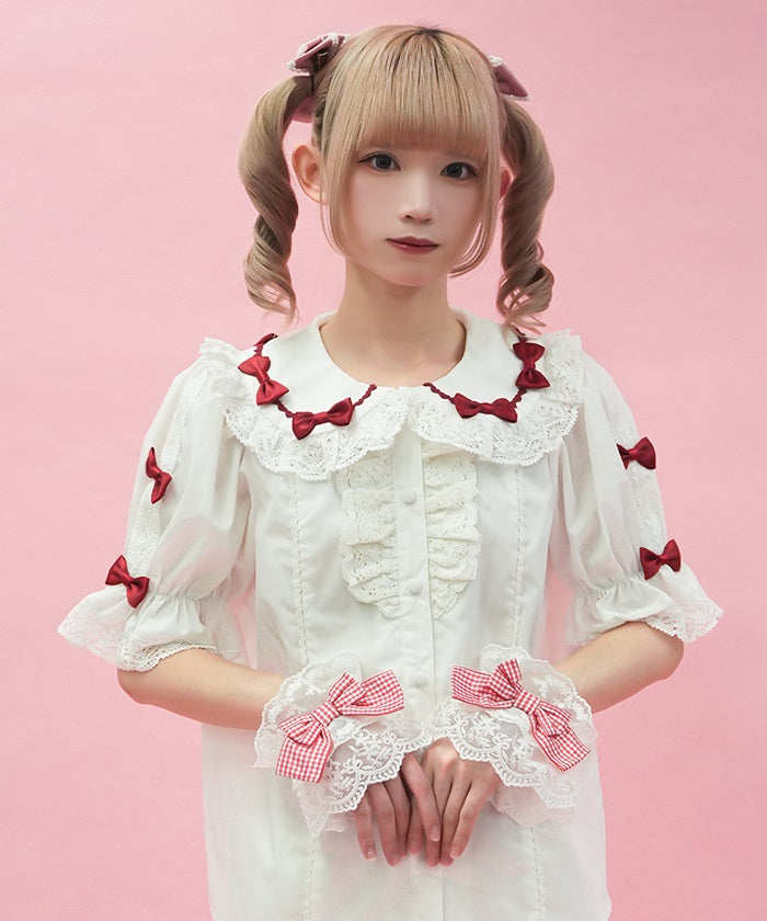Color Scheme Ribbon Blouse (Pre-order) – axes femme from JAPAN