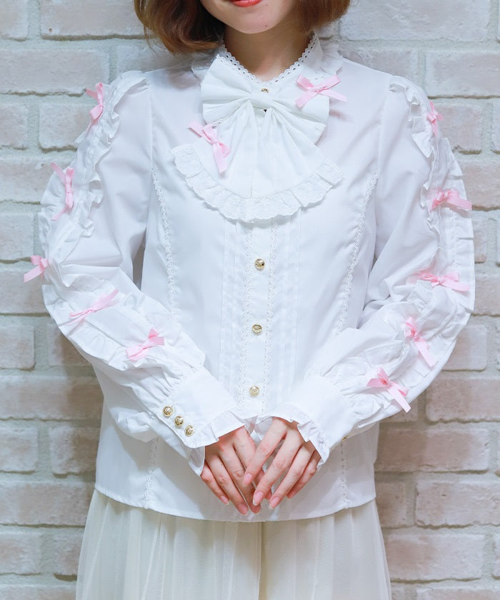 Color Scheme Ribbon Blouse – axes femme from JAPAN