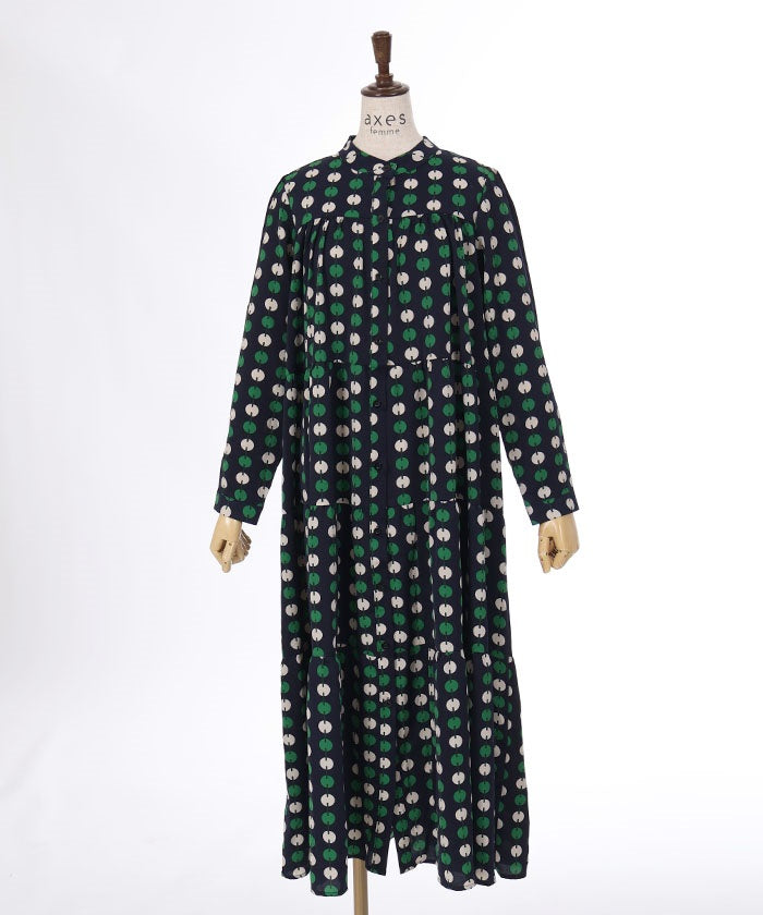 axes femme maxi dress Chinese Slit Sleeve Long Dress axes femme from JAPAN