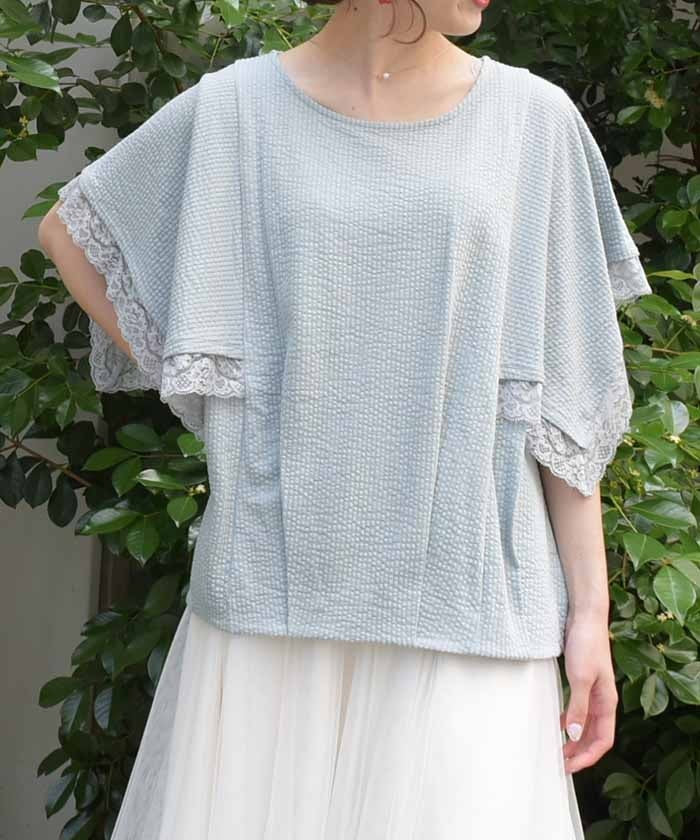 Handkerchief Sleeve Pullover – axes femme from JAPAN
