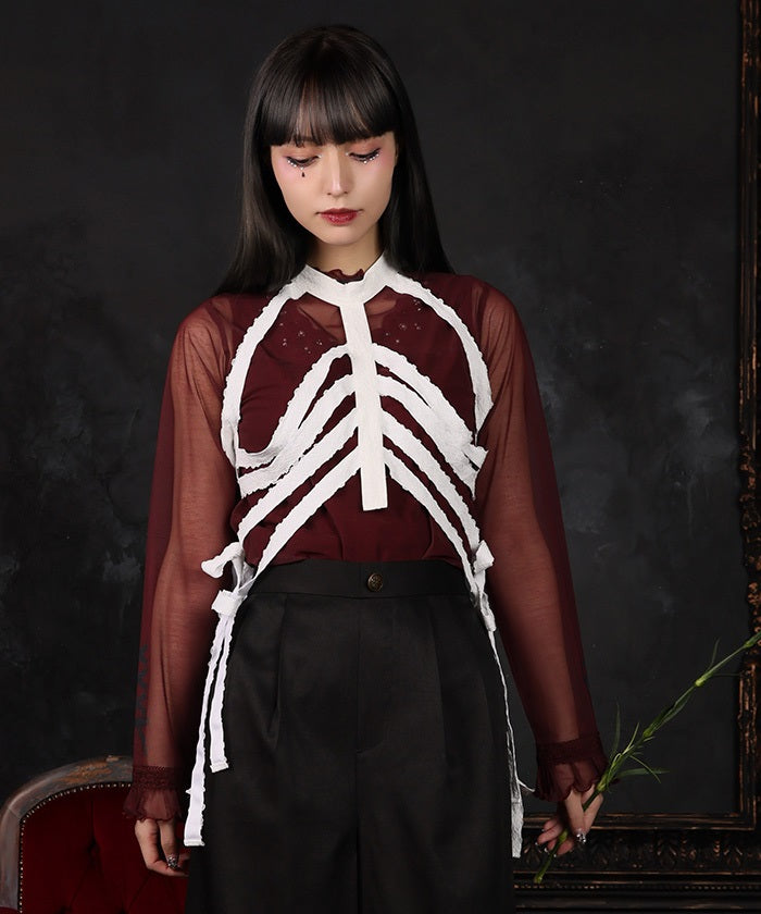 Bone-Like Lace Harness – axes femme from JAPAN