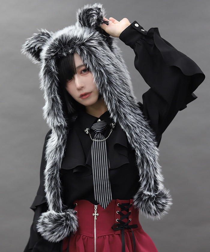 Wolf Fur Hood (Pre-order) – axes femme from JAPAN