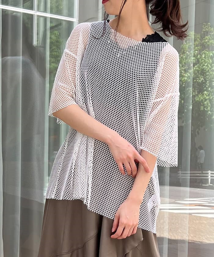 Mesh Top – axes femme kawaii