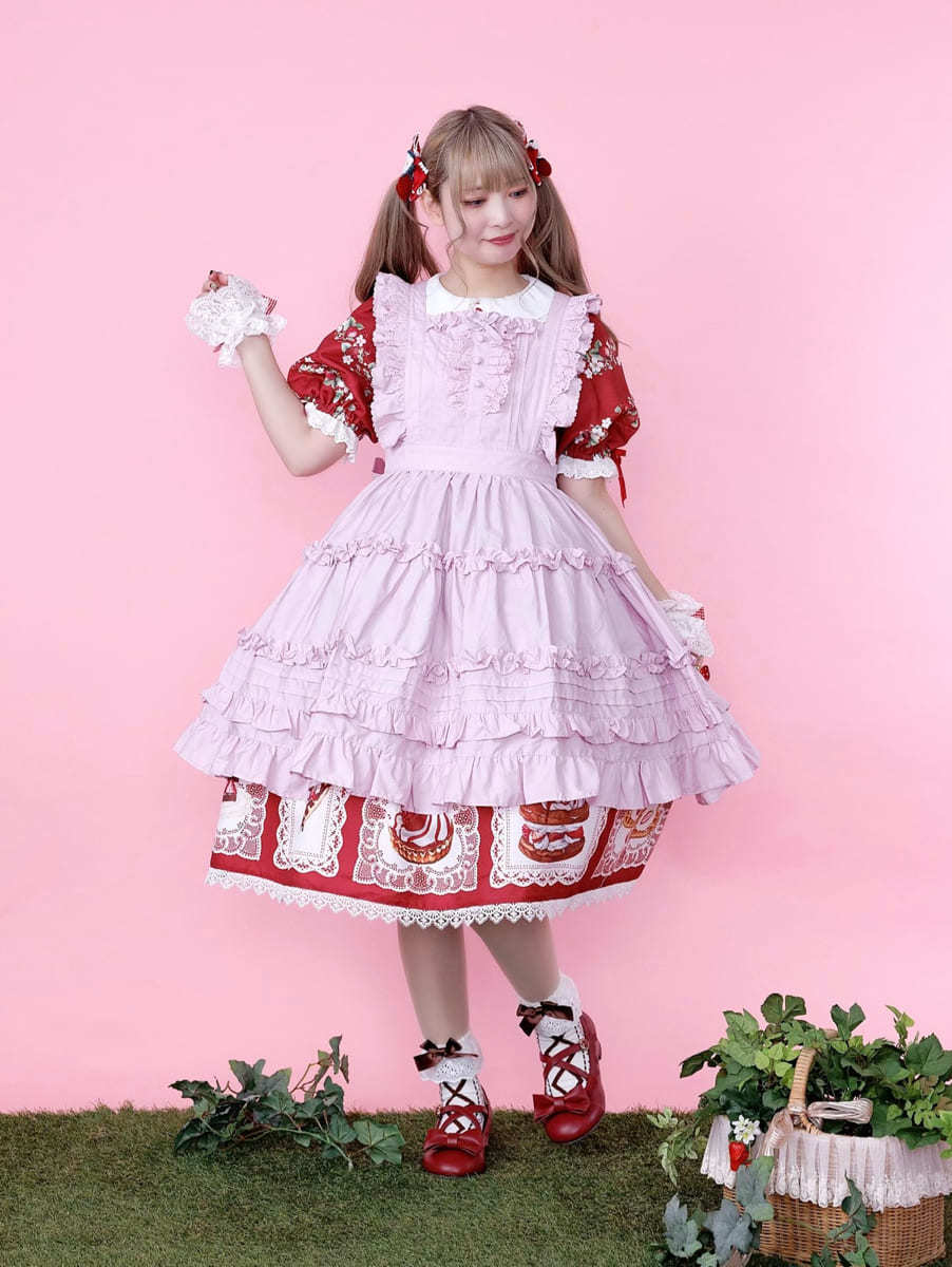 なぎつね【ヘドレセット】axes femme kawaii レディローズ Kawaii - Lady Rose JSK by Axes Femme