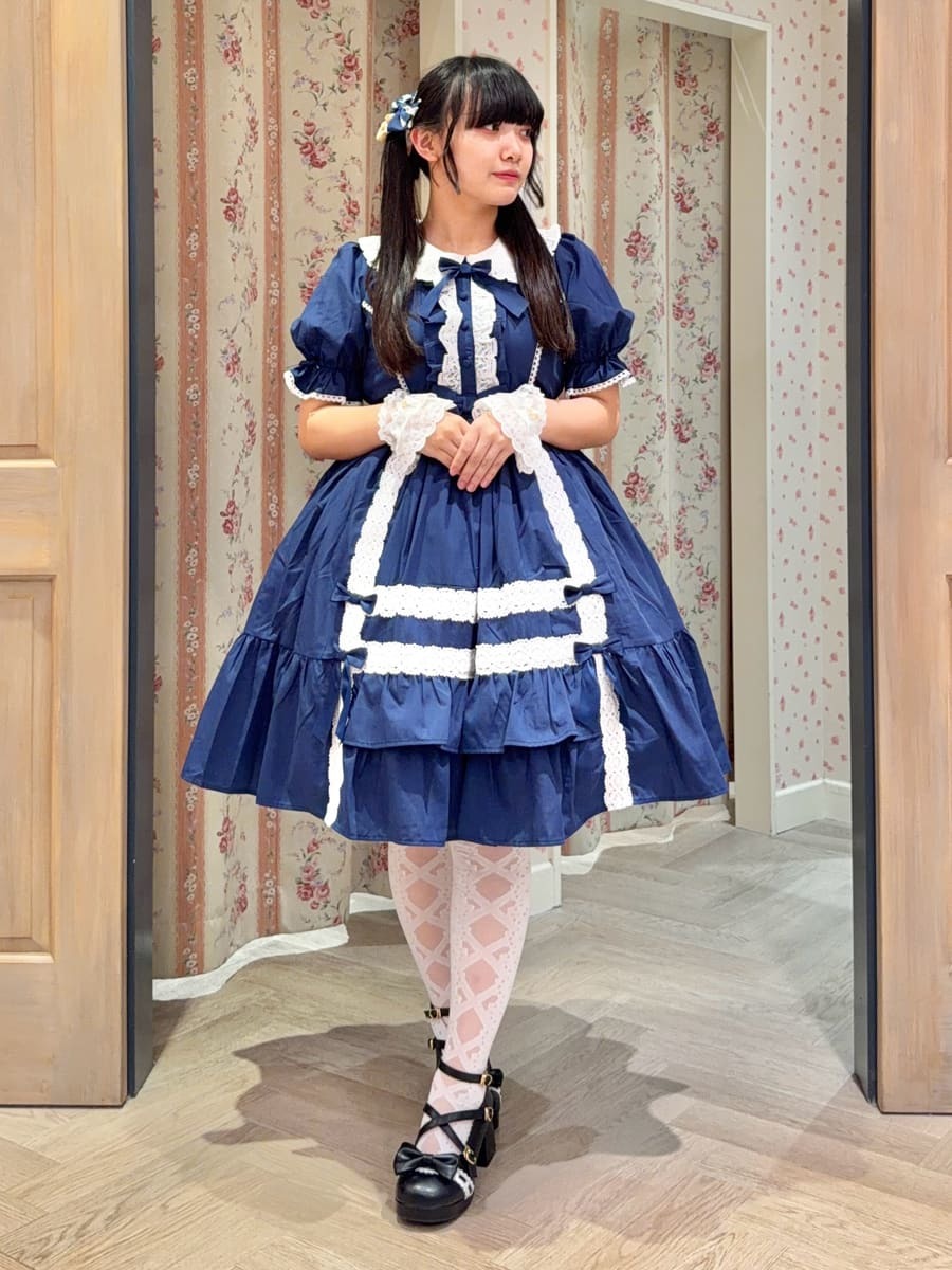 axes femme♡ビッグリボンキャミソール♡くすみブルー♡巻きバラ❤︎ Styling – axes femme from JAPAN