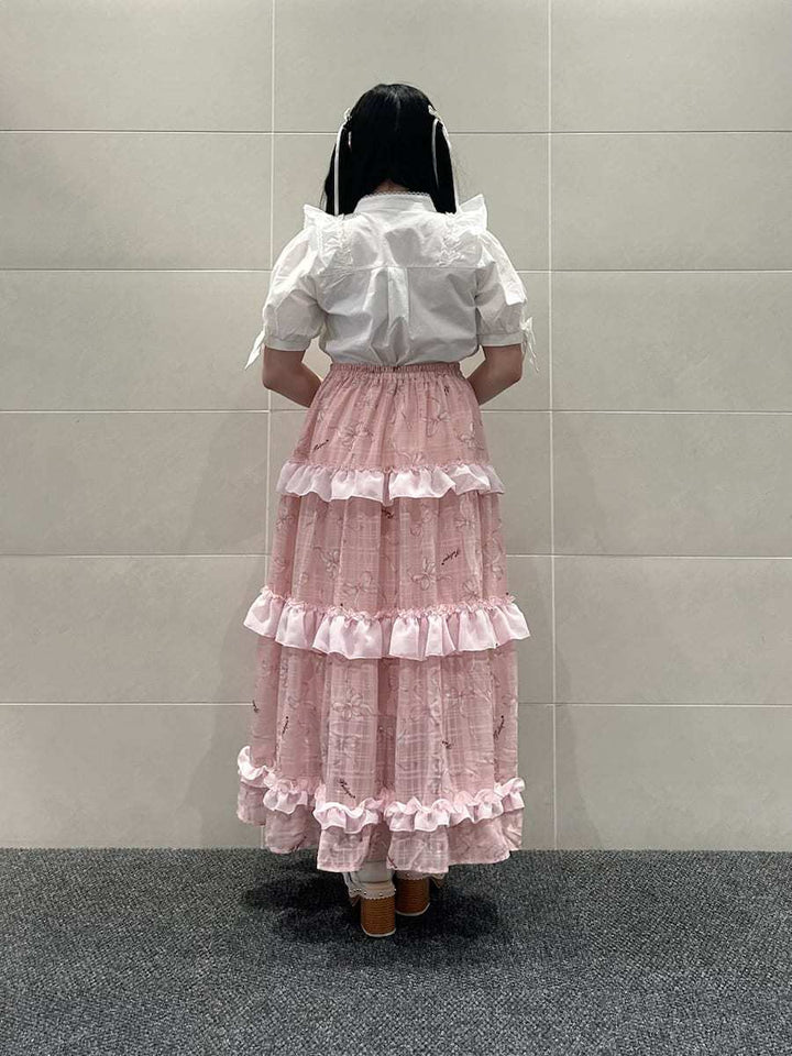 axes femme 3つリボンタンクトップ　Y2K coquette 森ガール Pink Ribbon outfit🎀 – axes femme from JAPAN