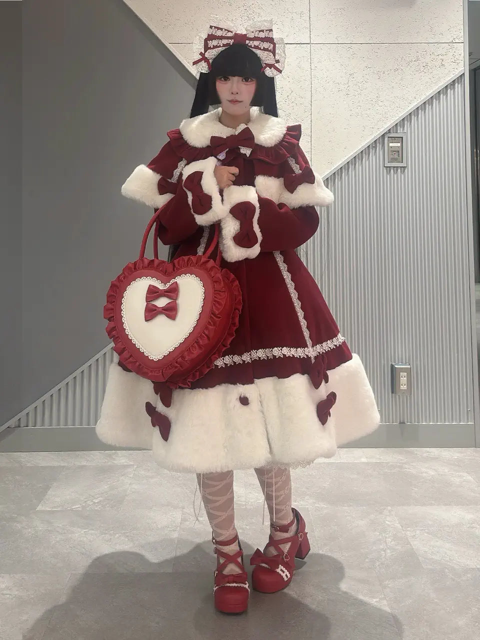 Snowy Girly Look 🎀 – axes femme from JAPAN