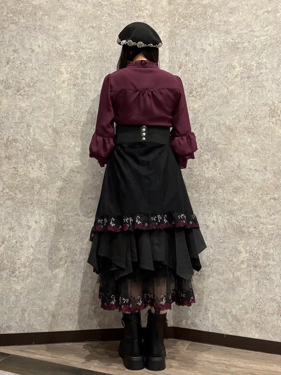 r*n様 axes femme kawaiiロマンスローズジャンスカ（ブラック） Rose-Loaded Look 🌹 – axes femme from JAPAN