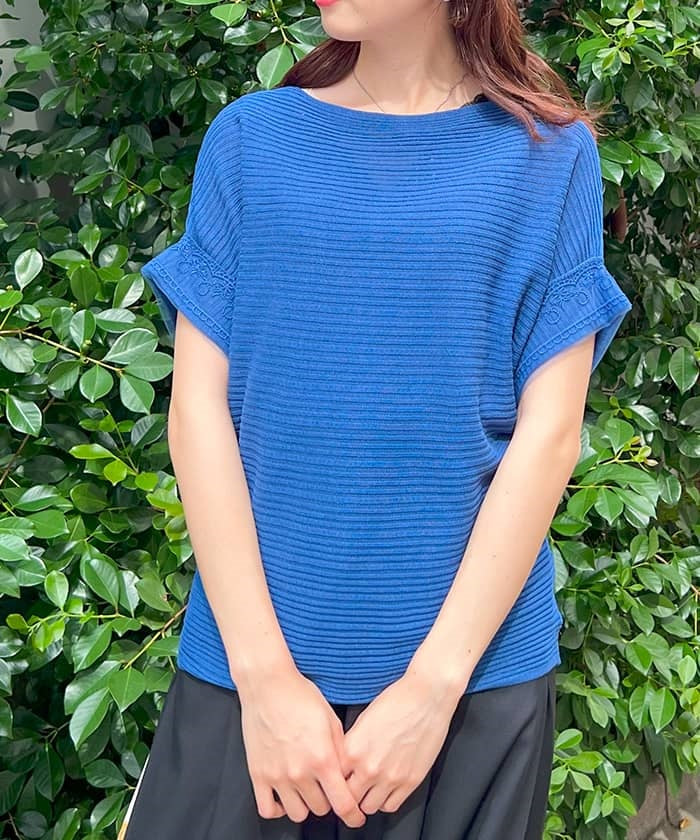 Boat Neck Dolman Knit