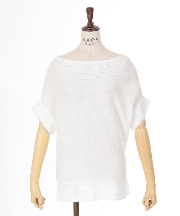 Boat Neck Dolman Knit