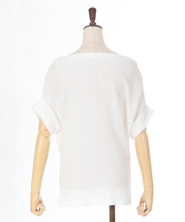 Boat Neck Dolman Knit