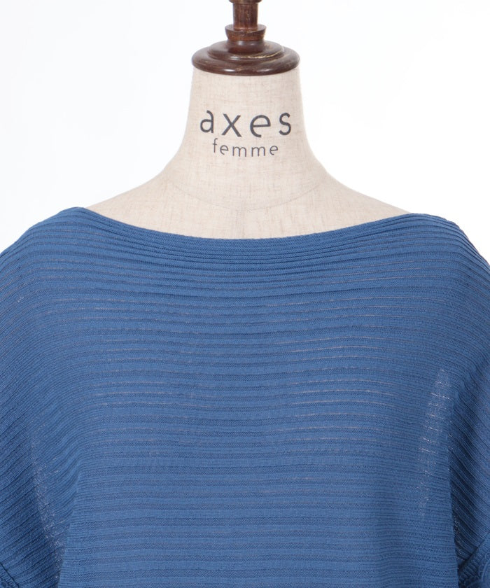 Boat Neck Dolman Knit