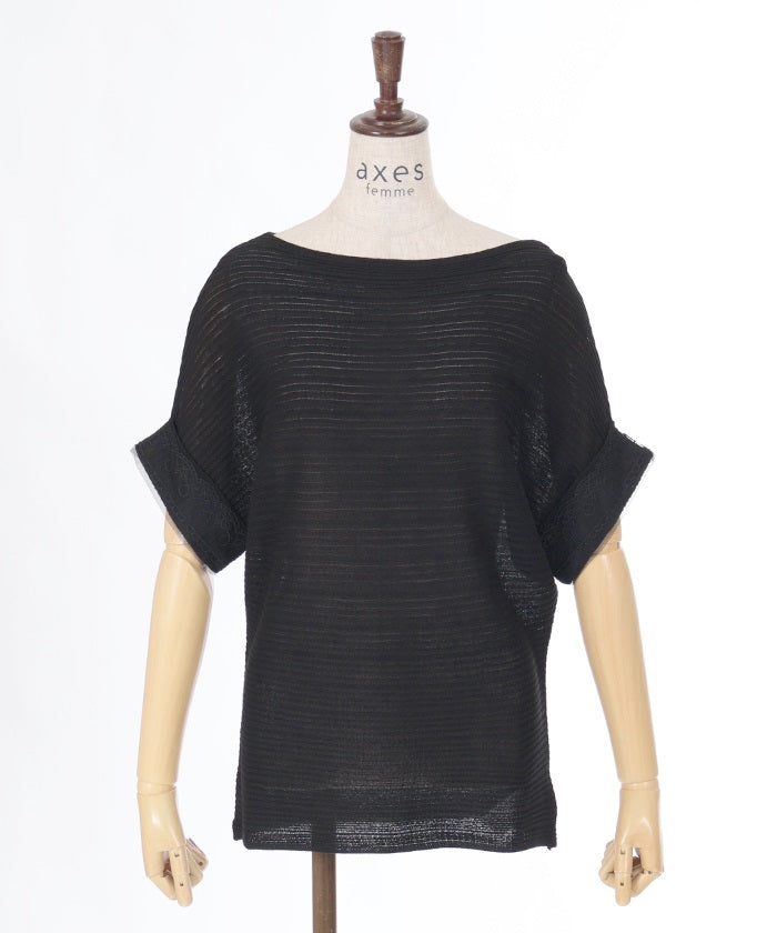 Boat Neck Dolman Knit