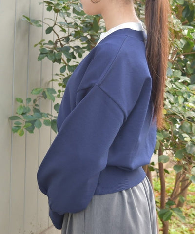 Gold Button Knit Cardigan
