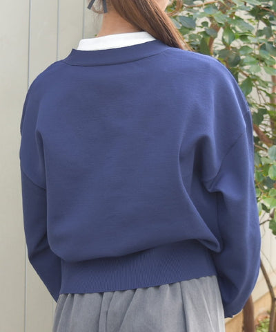 Gold Button Knit Cardigan
