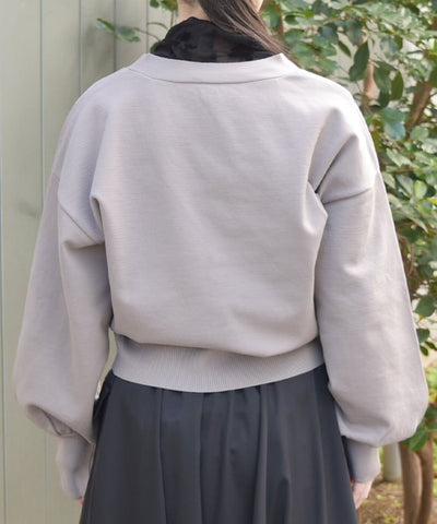 Gold Button Knit Cardigan