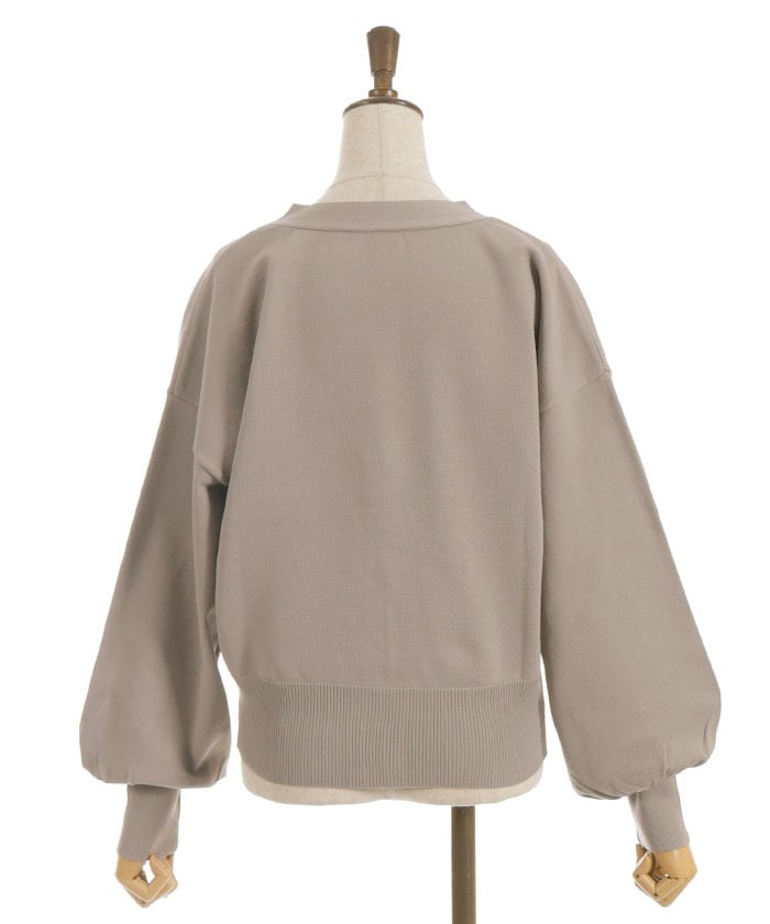 Gold Button Knit Cardigan
