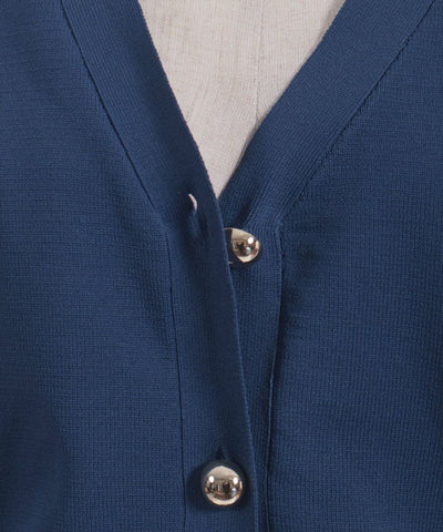 Gold Button Knit Cardigan
