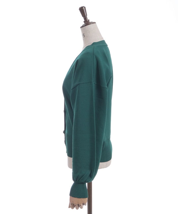 Gold Button Knit Cardigan