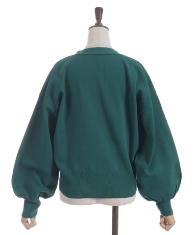 Gold Button Knit Cardigan