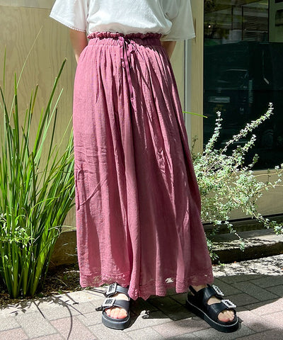 Selectable Length Willow Crepe Wide Pants