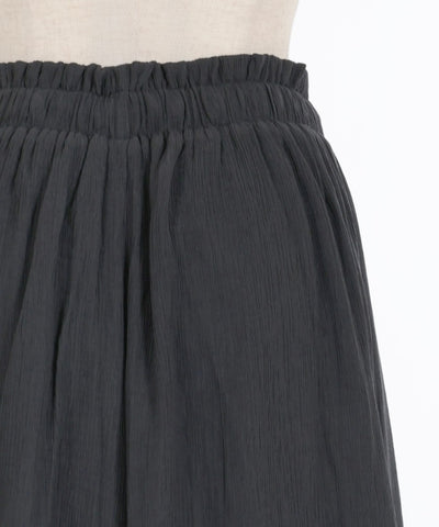 Selectable Length Willow Crepe Wide Pants