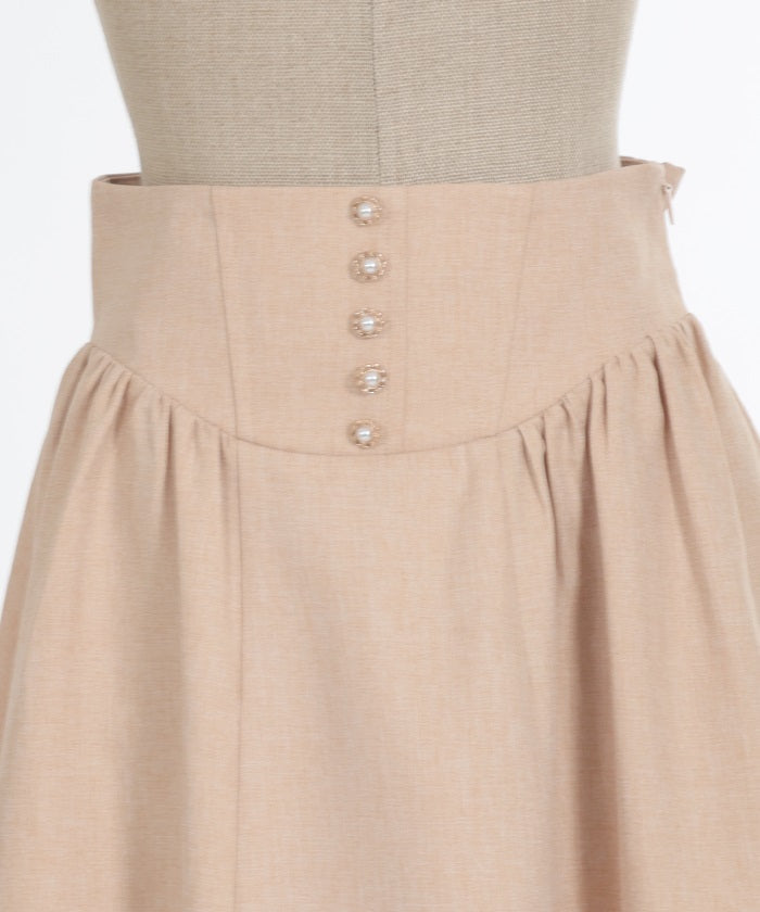 Corset Style High-Waisted Skirt