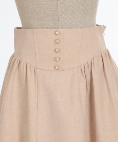 Corset Style High-Waisted Skirt