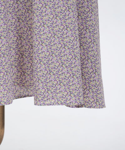 Floral Pattern Short Sleeve Dress