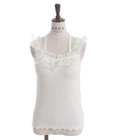 Strap Tank Top with Built-in Cups