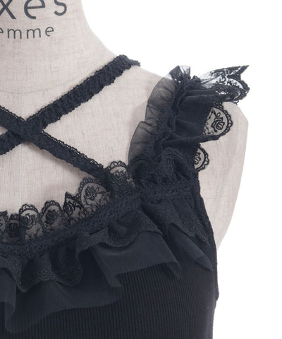 Strap Tank Top with Built-in Cups