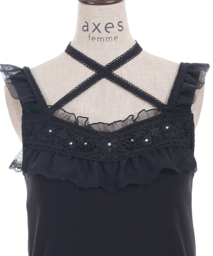 Strap Cupped Tank Top – axes femme from JAPAN