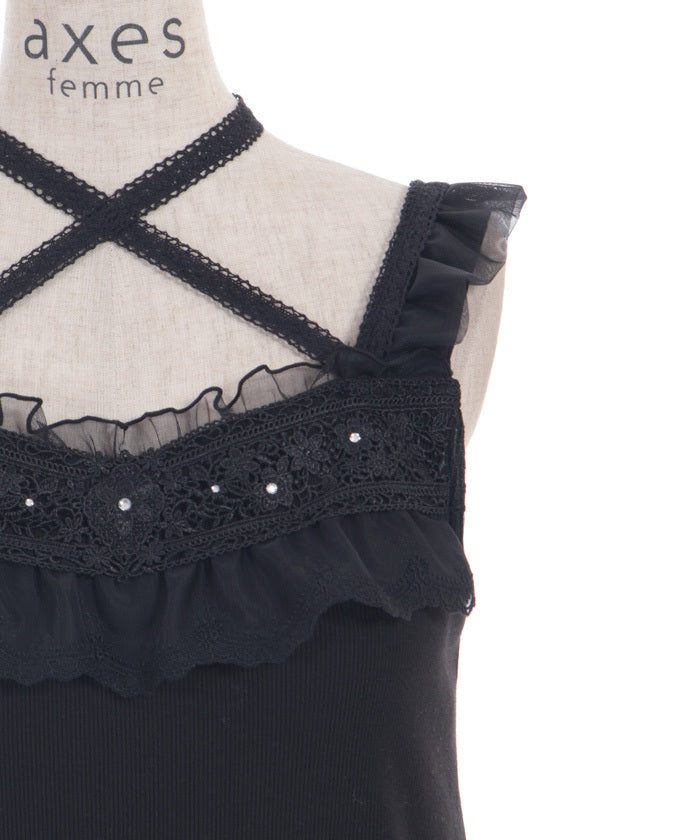 Strap Cupped Tank Top – axes femme from JAPAN