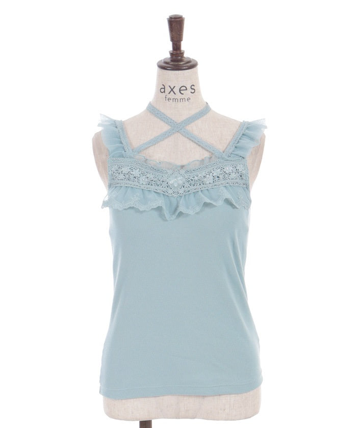 Strap Cupped Tank Top – axes femme from JAPAN