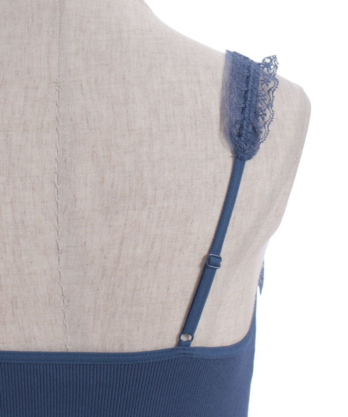 Butterfly Lace Camisole with Built-in Cups