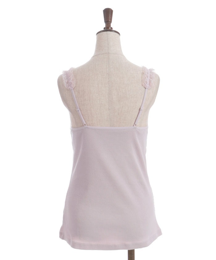 Butterfly Lace Camisole with Built-in Cups