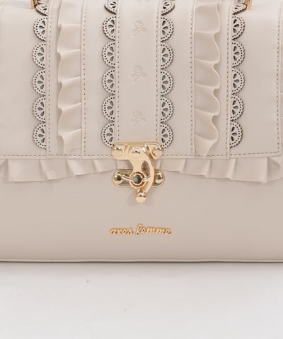 Scalloped & Frill Flap Bag