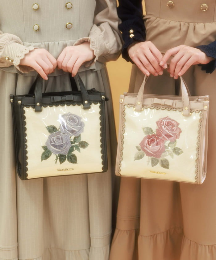 Rose Embroidery Square Bag (Pre-order)