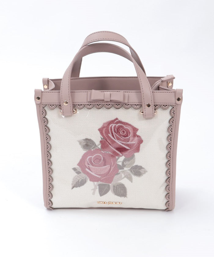 Rose Embroidery Square Bag (Pre-order)