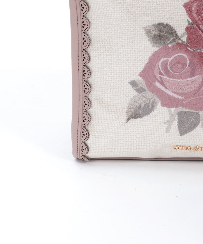 Rose Embroidery Square Bag (Pre-order)