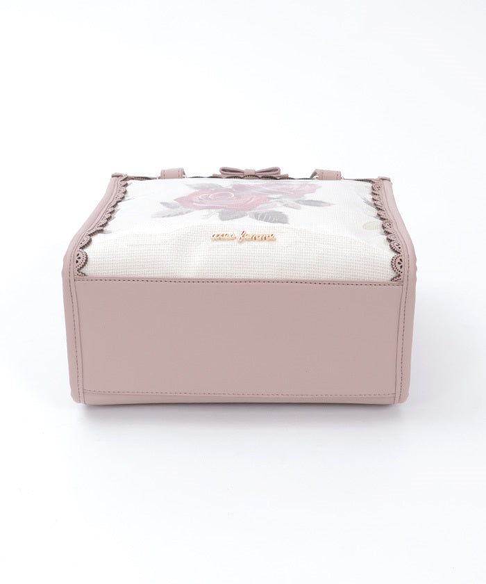 Rose Embroidery Square Bag (Pre-order)