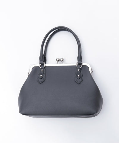 Lace Layered Clasp Boston Bag
